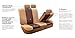 FH GROUP FH-PU160114 PU Classic Leather Seat Covers Brown / Beige, Airbag compatible and Split Bench-Fit Most Car, Truck, Suv, or Van