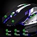 Rechargeable Wireless Silent Gaming Mouse, Besde T1 Wireless Rechargeable Mouse with Colorful LED Lights and 1000/1200/1600/2400 DPI 400mah Lithium Battery for Laptop and Comput (T1, Black)thumb 3