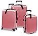Traveler’s Choice Freedom 3-Piece Lightweight Luggage Set, Dusty Rose (20