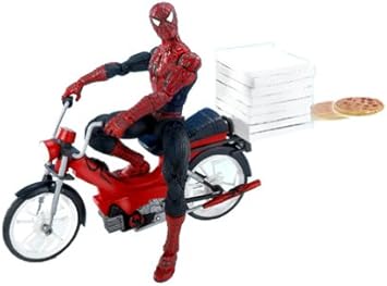 spiderman pizza figure