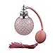 UNIQLED Crystal Art Vintage Style Empty Refillable Perfume Atomizer Long Tassel Spray Bottle 100ml (Pink)
