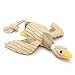 SanSiDo Pet Toy Dog Chew Toys Dental Teaser Rope Duck Cotton Squeaky Toy Teeth Cleaning Plush Nontoxic Bite-Resistant Dog Play Toy for Pet Training Playing Chewing