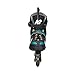 K2 Skate Men's Kinetic 80 Inline Skate, Black Green Yellow, 11