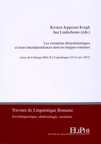 Les  variations diasystématiques et leurs interdépendances dans les langues romanes