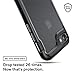 Caseology Skyfall for Apple iPhone 8 Case (2017) / for iPhone 7 Case (2016) - Clear Back & Slim Fit - Black