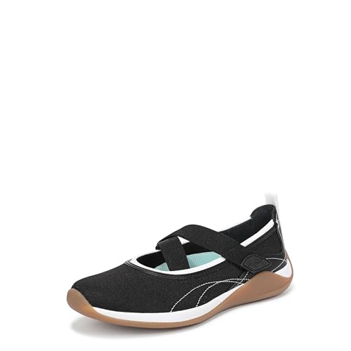 Ryka Women's Era Mary Jane Mary Jane Shoes Black/White 5 M