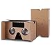 Google Cardboard,2 Pack VR Headsets 3D Box Virtual Reality Glasses with Big Clear 3D Optical Lens and Comfortable Head Strap for All 3-6 Inch Smartphones
