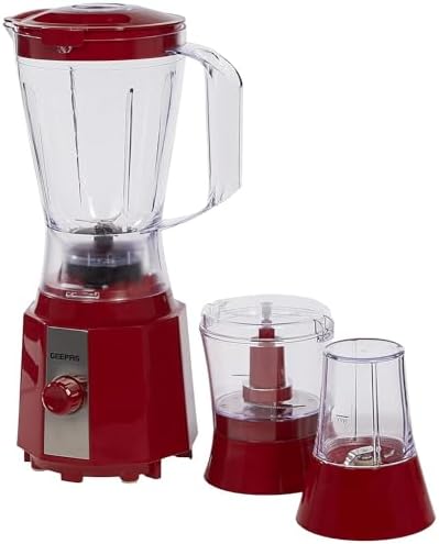 Geepas 3-in-1 Juicer, 1500ml Blender Jar, GSB9891 Stainless
