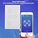 DHOUSE Smart Light Switch,WiFi Fan Celling Switch APP Remote Timer and Speed Control Compatible with Amazon Alexa,Ehco and Google Home,FCC Certification,No Hub Required,Easy and Safe installation