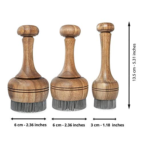 Unique-three-piece-set-of-handmade-walnut-Uzbek-bread-stamps-236-236-118-in-diameter-original-Uzbek-gifts-for-bakers-BONUS