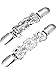 Tatuo 2 Pieces Ancient Cardigan Sweater Collar Clip Brooch Shawl Clips for Women Favors