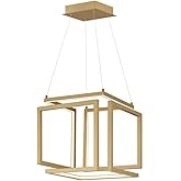 ET2 Penrose - 54W 1 LED Pendant-16 Inches Tall and 16 Inches Wide-Gold Finish