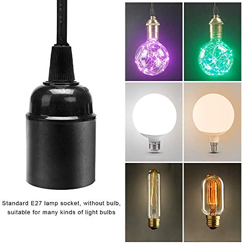 Industriële meerdere koppen plafondlamp licht houders, vintage antiek plafond 6 kops hanglamp kroonluchter voor… - Afbeelding 4