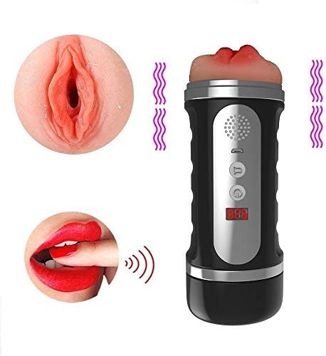 UitraLove Male vibradors Real for Men Silicone Toy Deep Throat Pussy Mouth Double Funny Toys for Adult Suck Man