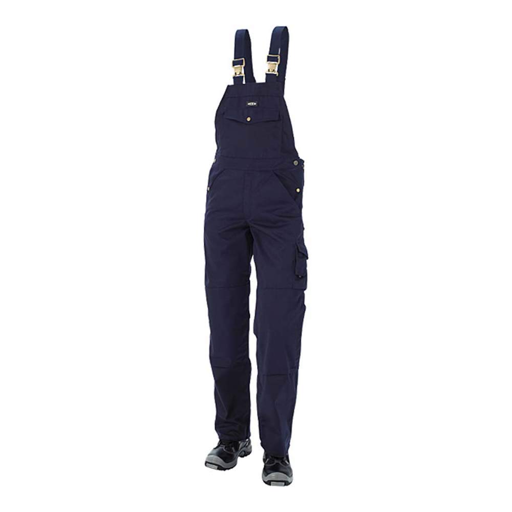 J.A.K. 910305116 Series 9103 65% Polyester/35% Cotton Overalls Navy 64 R (46/32) Size