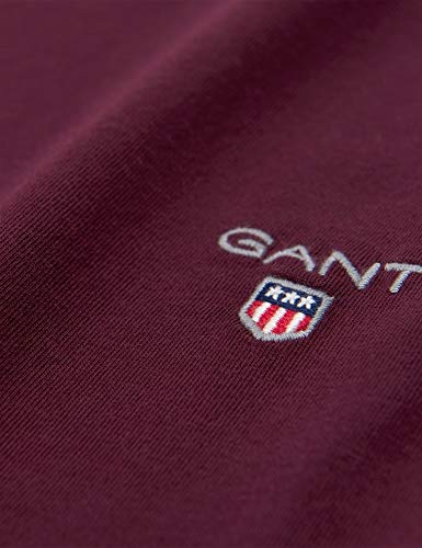 [- Gant Men's Jumper Purple Purple Fig  -]