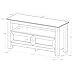 Walker Edison Simple Rustic Wood TV Stand for TV's up to 48