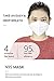 N95 Safety Masks, Respirator for Virus Protection and Personal Health, NIOSH Certified，10 Packs