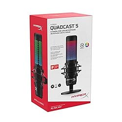 HyperX QuadCast S – RGB USB Condenser Microphone