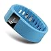 EFO-S BLUE K5 Wireless Activity and Sleep Monitor Pedometer Smart Fitness Tracker Wristband Watch Bracelet for Men Women Boys Girls Ladies Man iPhone Sumsung HTC (Blue)