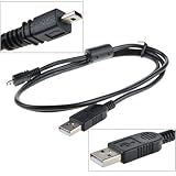 SLLEA USB PC Data Sync Cable Cord Lead For Panasonic CAMERA Lumix DMC-ZS8 s DMC-FZ70 k