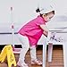 Little Helper Housekeeping Kids Pretend Play Toy Cleaning Supplies Pink Playset with Mop, Bucket, and Accessories