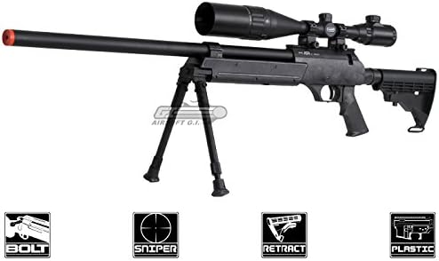 Echo1 A.S.R Airsoft Spring Sniper Rifle w/Bipod Airsoft Gun