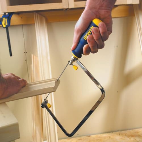 IRWIN Tools ProTouch Coping Saw (2014400), Blue & Yellow photo 11