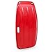 Best Choice Products 35in Kids Plastic Toboggan Snow Sled w/Pull Rope, 2 Handles - Red