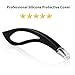 Tweezers, Koalago Stainless Steel Ingrown Hair Eyebrow Eyelash Slant Tweezers, Hair Removal Tweezers Precision Set Gift For Personal Grooming Tools (Leaf Shape)