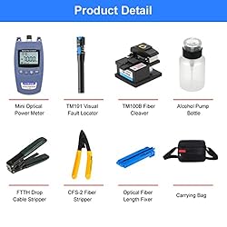 Fiber Optic Cold Connection Tools FTTH Tool Kit