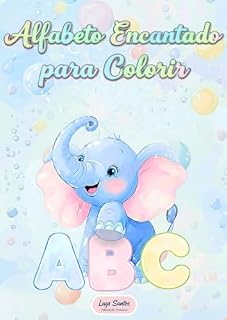 Livro Alfabeto Encantado para Colorir