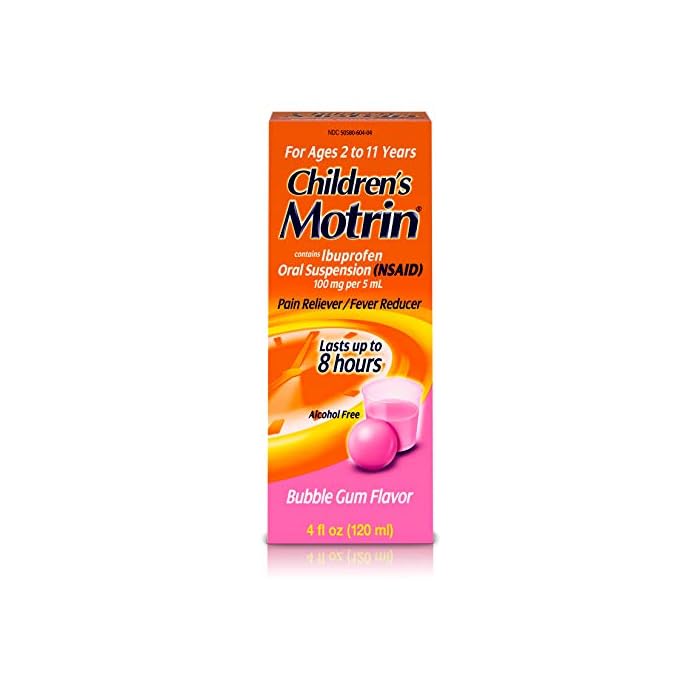 Motrin Children's Oral Suspension, Berry, 72 Count