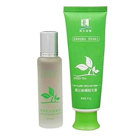 Buy Shoppy Shop Green Tea Fast Permanent Hair Removal Cream Body