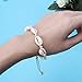 Abicial 1Pc Natural Cowrie Beads Shell Anklet Bracelet Handmade Hawaiian Beach Foot Jewelry