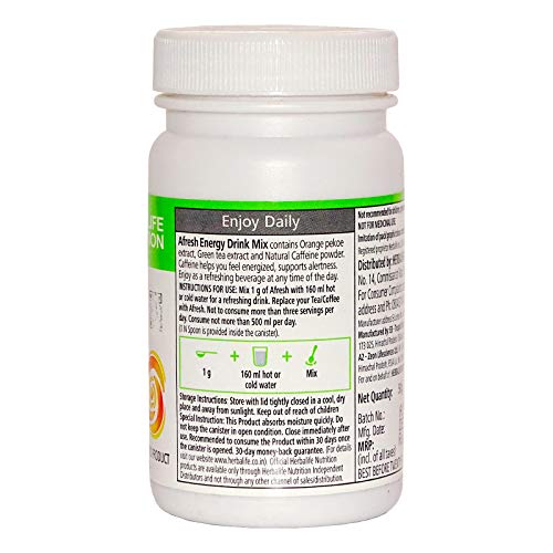 HERBALIFE NUTRITION Herbalife Afresh Energy Drink Mix (Ginger, 50 g