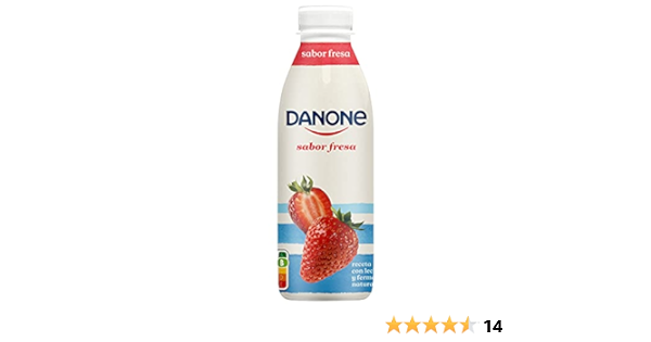 Danone para Beber Fresa 550 g : Amazon.es: Alimentación y bebidas