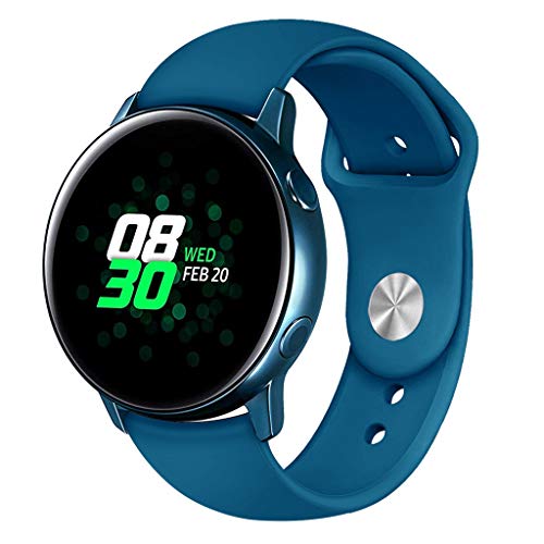 Clearance! Sports Soft Silicone Watch Band for Samsung Galaxy Watch Active Women Men Replacement Wrist Straps 96+110MM/130MM