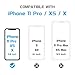 MANTO 3 Pack Screen Protector for iPhone 11 Pro, iPhone Xs, iPhone X 5.8 inch Full Coverage Tempered Glass Film Edge to Edge Protection