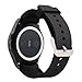 Valkit Compatible Gear Sport/Gear S2 Classic Bands, 20mm Soft Silicone Replacement Bracelet Watchband Strap for Samsung Gear Sport SM-R600/ Gear S2 Classic(SM-R732/R735) - Black