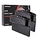 MOPANXI Car Seat Pockets PU Leather Car Console Side Organizer Seat Gap Filler Catch Caddy with Non -Slip Mat 9.2x6.5x2.1 inch Black (2 Pack)