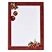 Gift Boutique - Christmas Letter Papers 100 Pack Stationery Sheets Holiday Ornament Bell Design Perfect For Writing Poems Letters Office Notes Wedding Invitations & Printing Supplies Size 8.5