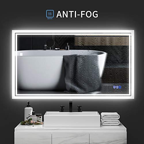 ANTEN 40x24 Inch Backlit Bathroom Mirror LED, Vanity Bathroom Mirror