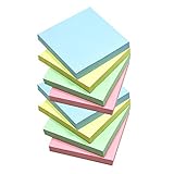 HONESTY 4 Candy Colors Self-Stick Notes Sticky Notes 10 Pads/Pack 100 Sheets/Pad 3 inch X 3 inch Easy Post