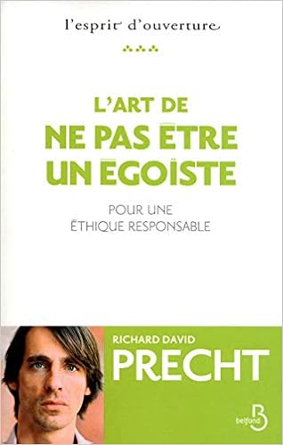 L Art De Ne Pas Etre Un Egoiste Amazon Fr Precht Richard David Deshusses Pierre Livres