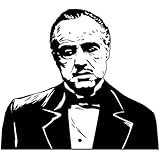 The Godfather Decal Sticker - Peel and Stick Sticker Graphic - - Auto, Wall, Laptop, Cell, Truck Sticker for Windows, Cars, Trucks