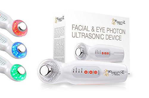 Project E Beauty 3 Colors Colorful Photon 3MHz U Rejuvenation Therapy Massager Facial Beauty Device