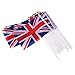 50 Pack Union Jack Hand Waving Flag Royal UK GB Great Britain Flags
