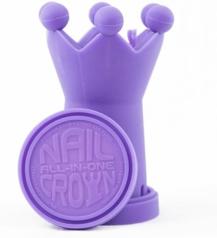 CRUZ CULTURE NAIL CROWN ORIGINAL COLOR CHANGING - PURPLE (FREE METAL DAB TOOL SCOPPER &amp; NEEDLE POINT 4.5")