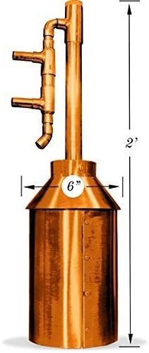 1 Gallon Copper Moonshine Still Kit by Clawhammer Supply